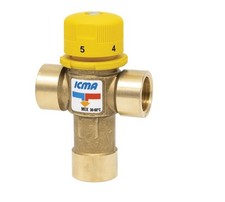 ICMA MISCELATORE TERMOSTATICO PER IMPIANTI SOLARI 1/2" FF