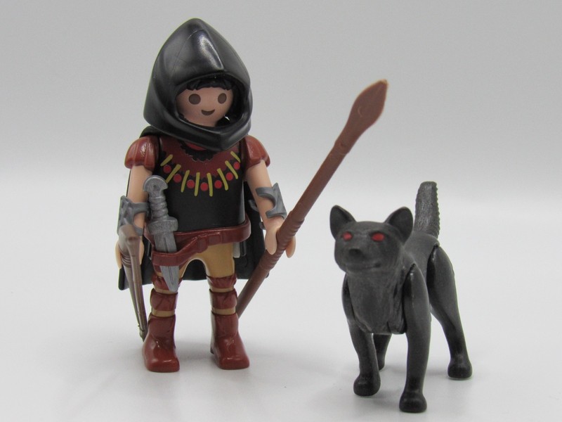 Playmobil 5408 Warrior And Wolf Bow Arrows