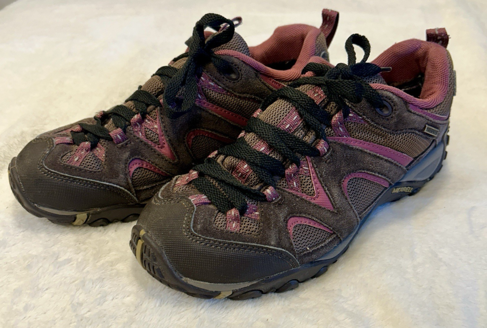 MERRELL GRANDEUR Stivali da trekking marrone rosa donna 7 outdoor campeggio