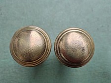 2 X Alter Türknauf Messing Knauf Gründerzeit  Alter Türgriff Antik Beschlag