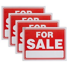 Ram-Pro 9" X2" Sale Sign for Car and Auto Sales - Rust Free Clear and Visible 1