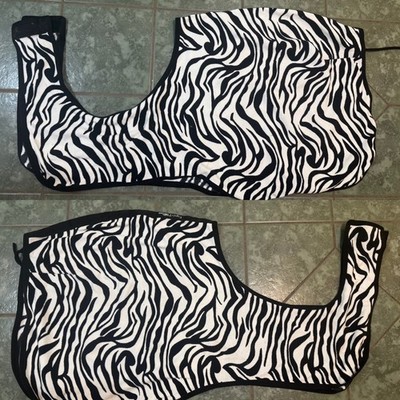 125 cm Equitheme Fleece Übungsblatt im Zebramuster