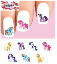 Waterslide Nail Decals Set of 20 - My Little Pony Assorted