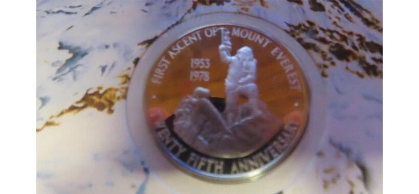 25th Anniversary of the First Ascent of Mount Everest FDC Hillary & Norgay Auto - Image 4 of 4