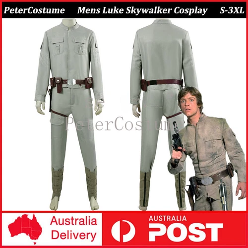 Star Wars The Empire Strikes Back Luke Skywalker Cosplay Costume Outfits Party
