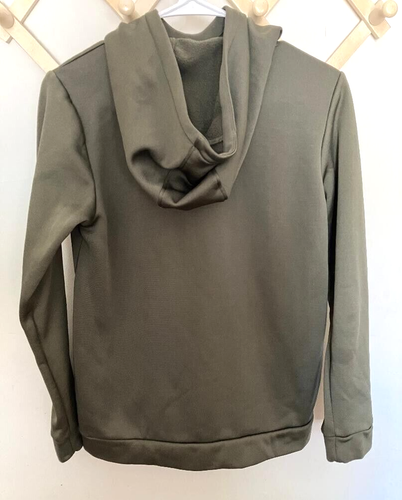 Under Armour Dark Green Hoodie Kids Pullover Size YLG 25x16 Back to School - Picture 5 of 10