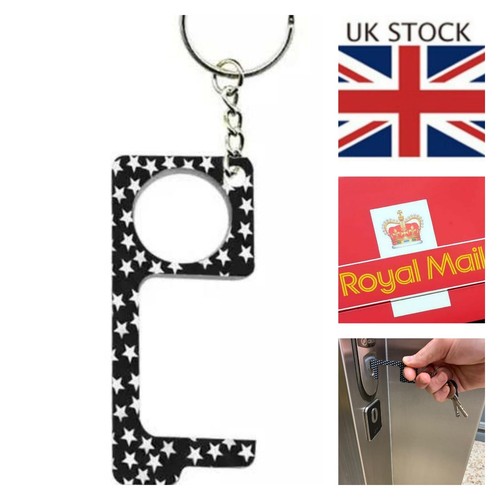 Contactless Hand Hygiene Door Opener Key Chain Non Touch christmas present - Picture 6 of 15