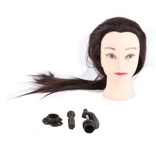 24in Salon Hairdressing Training Head Model Mannequin Cosmetology Practice