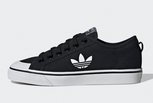 adidas Nizza Trefoil Black for sale 