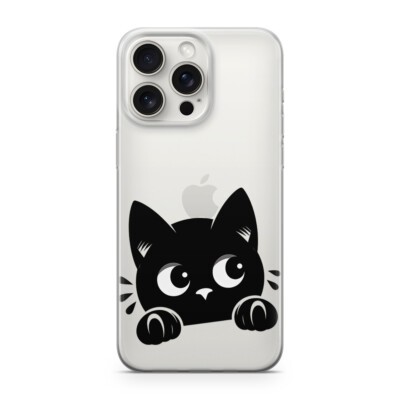 Handyhülle Kitten black 393 Schutz Cat Cartoon Samsung S22 ULTRA