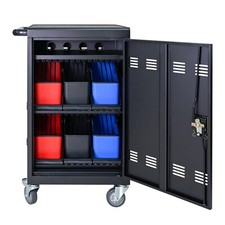 30 Mobile School Charging Cart Station for Chromebook,Tablet Laptop Computer