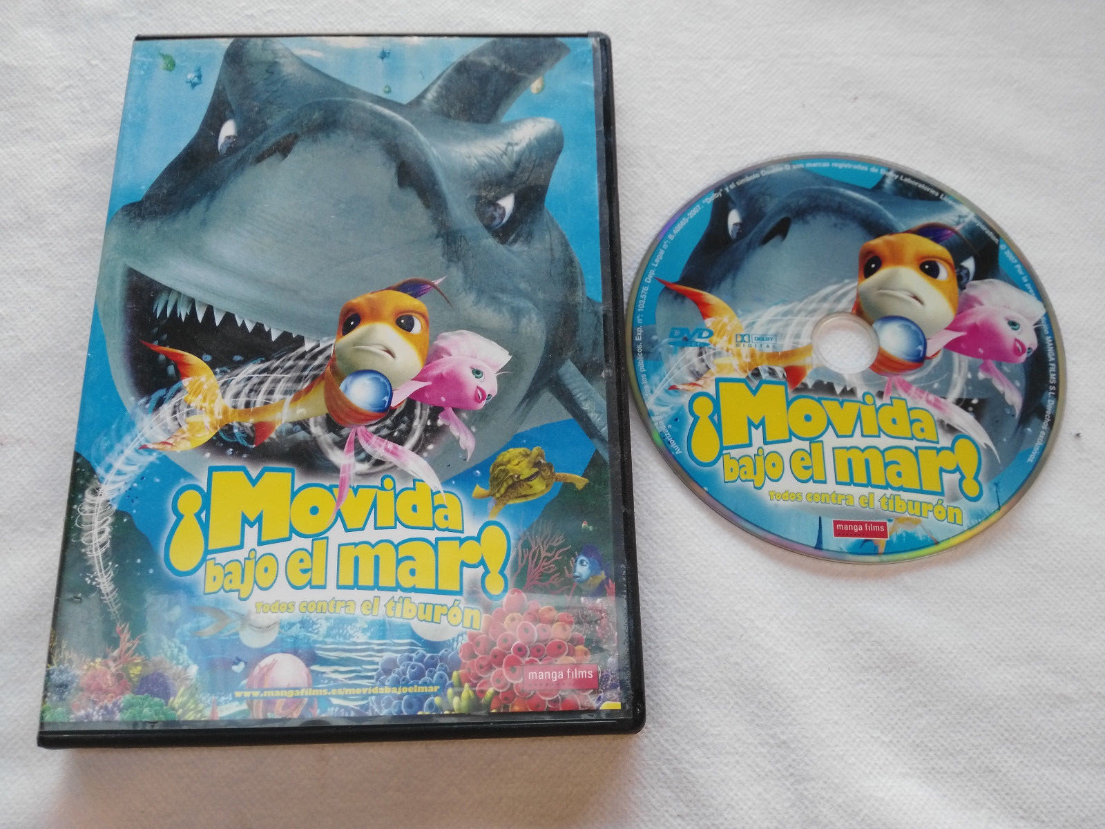 Movida Bajo El Mar! Animacion DVD + Extras Español English AM