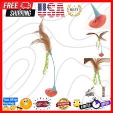 Self-Righting Feather Cat Toy for Endless Fun - Wobbles  Sways for Kittens