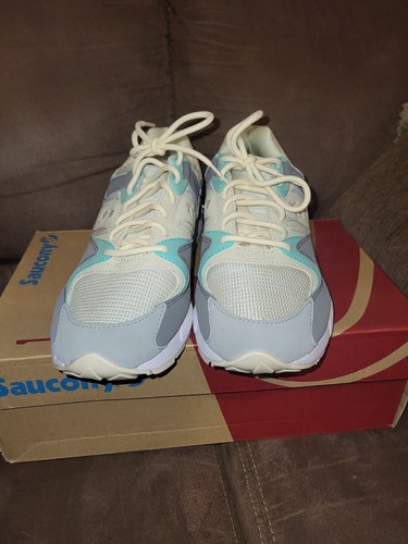 Saucony Grid 9000 Light Tan Mint - Picture 3 of 7