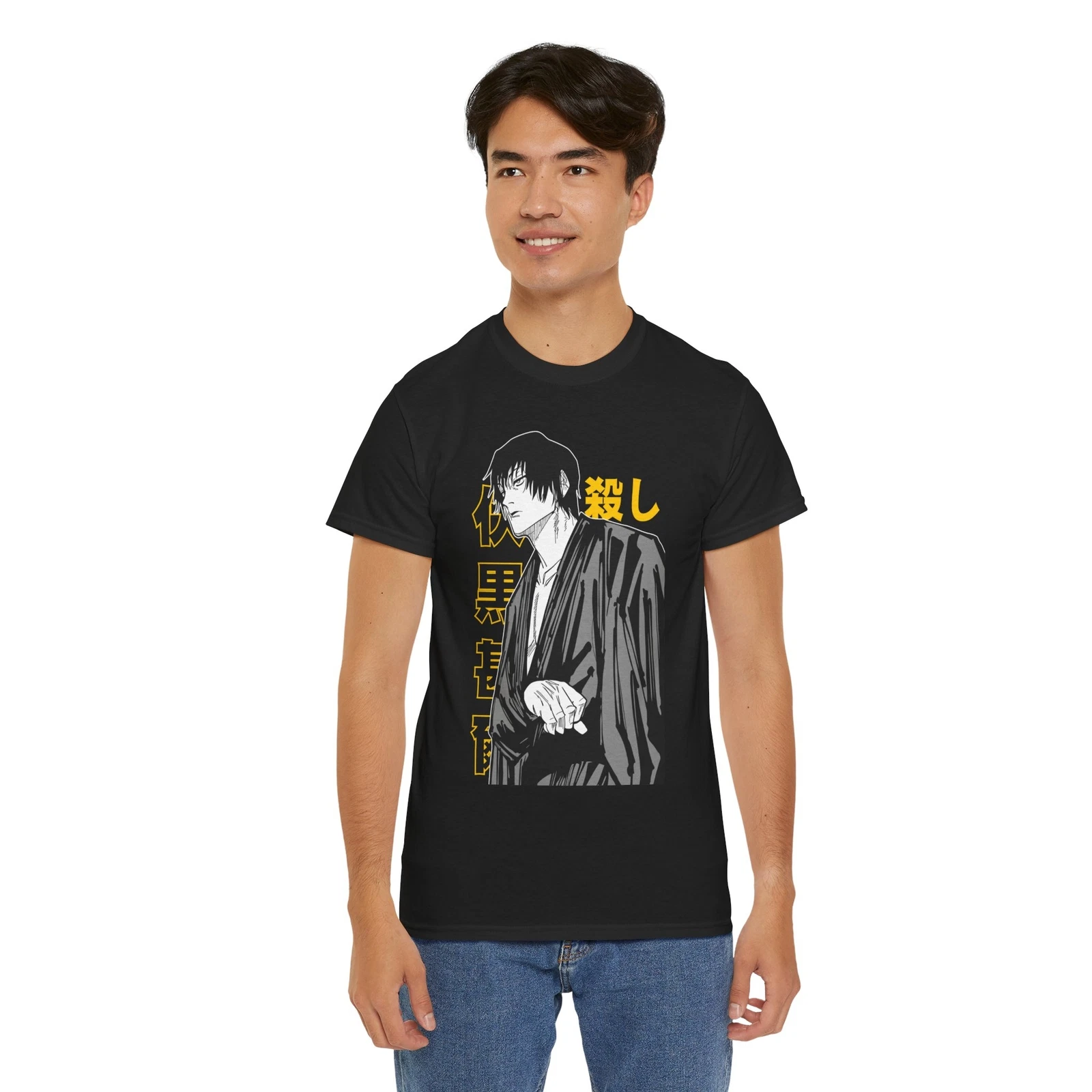 Toji Fushiguro Jujutsu Satoru T-Shirt Gojo Satoru Anime Japanese Tee Shirt JJK