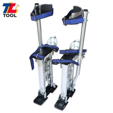 24 Inch - 40 Inch Silver Aluminum Alloy Stilts Drywall Stilts Tools