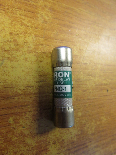 Tron Zeitverzögerungssicherung (4 Stück) 1A, 500V, Cat # FNQ-1 .. VM-40G - Bild 2 von 4