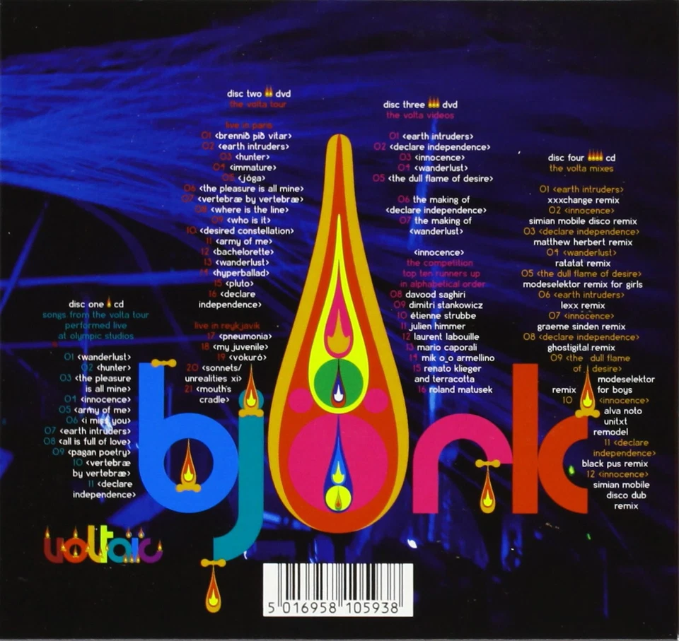 BJÖRK = Voltaïc = 2CD+2DVD BOX SET ALBUM = POP ELECTRONIC LEFTFIELD - Bild 2 von 2