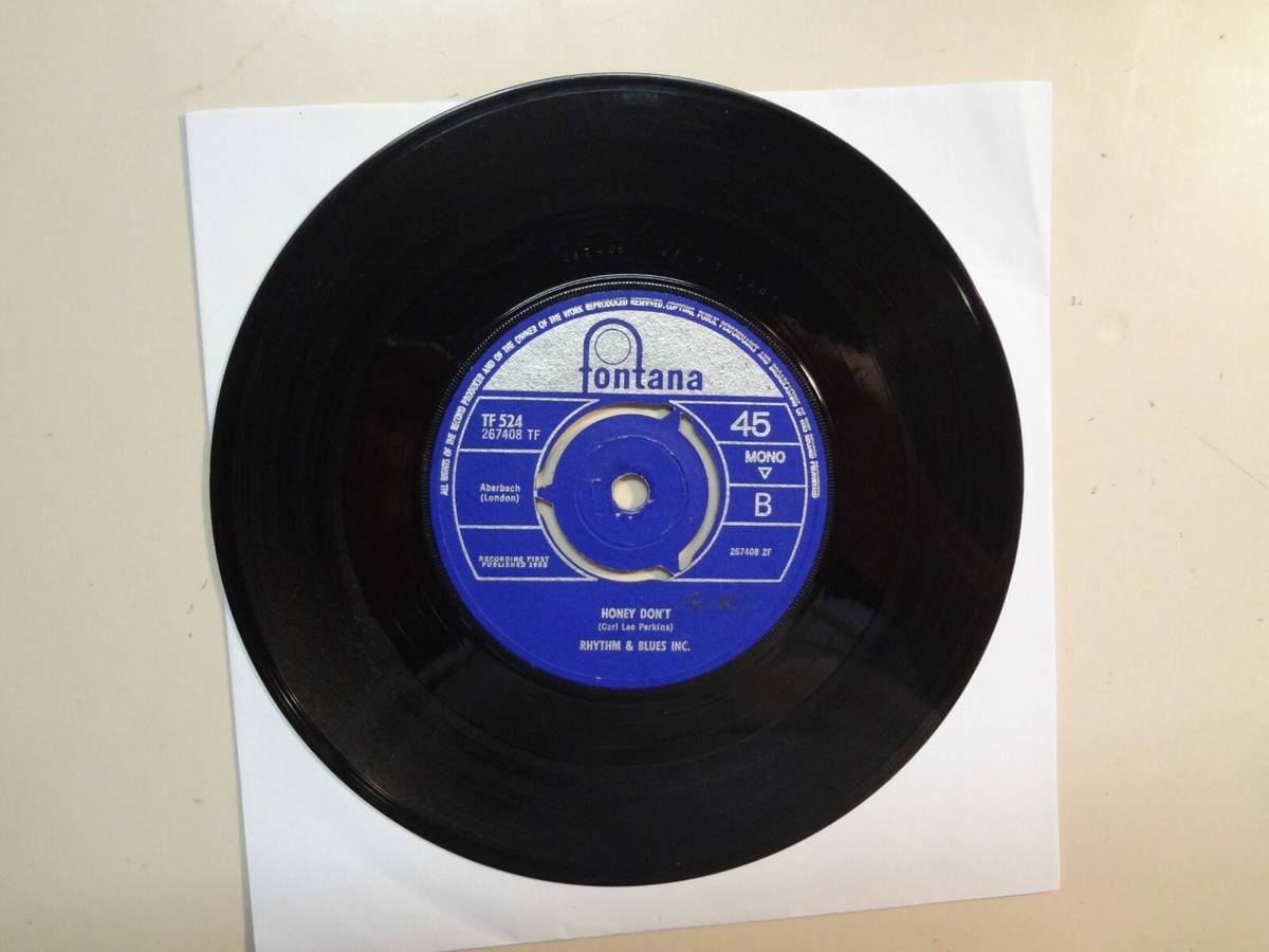 RHYTHM & BLUES INC.: Louie,Louie- Honey Don't-U.K. 7
