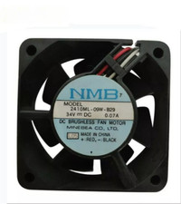 New NMB 2410ML-09W-B29 Cooling Fan DC 34V 0.07A 60 60 25mm 6cm 3wires Axial Fan