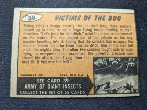 1962 Topps Mars Attacks! Card # 38 Victims Of The Bug (VG/EX) - Picture 2 of 3