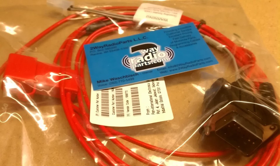Cavo Accensione/altoparlante Motorola HLN6863B Per APX/XTL (usato)