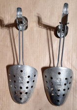 Vintage Ekco Adjustable Hammered Metal Shoe Tree Keepers Stretchers
