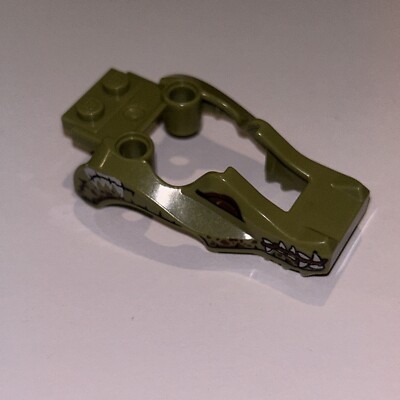 1x Lego Chima 2x8 Krokodil Olivgrün 6024901 11140c01 11125c01
