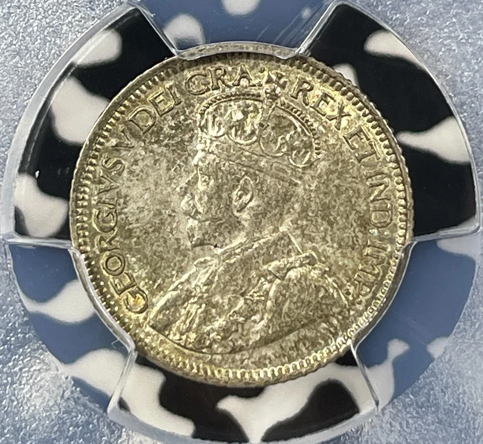 1932 Canada 10 Cents PCGS AU58 Lot#G046 Silver! - Image 3 of 4