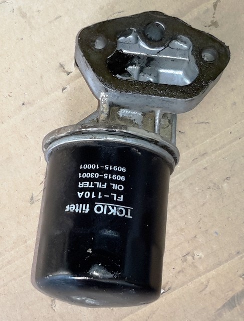 Toyota 5K oil filter mounting bracket | eBay