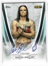 Shayna Baszler 2020 Topps Undisputed WWE NXT Autograph Card A-4HW 122/199
