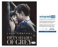 E.L. James & Sam Taylor-Johnson "Fifty Shades of Grey" SIGNED 8x10 Photo ACOA