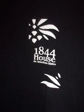 1844 House An american Bistro black M t shirt Wine Brillat Savarin