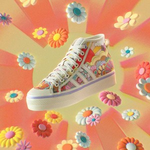 adidas Originals Women's NIZZA PLATFORM MID GY5465 Cloud white Violet tone  | eBay