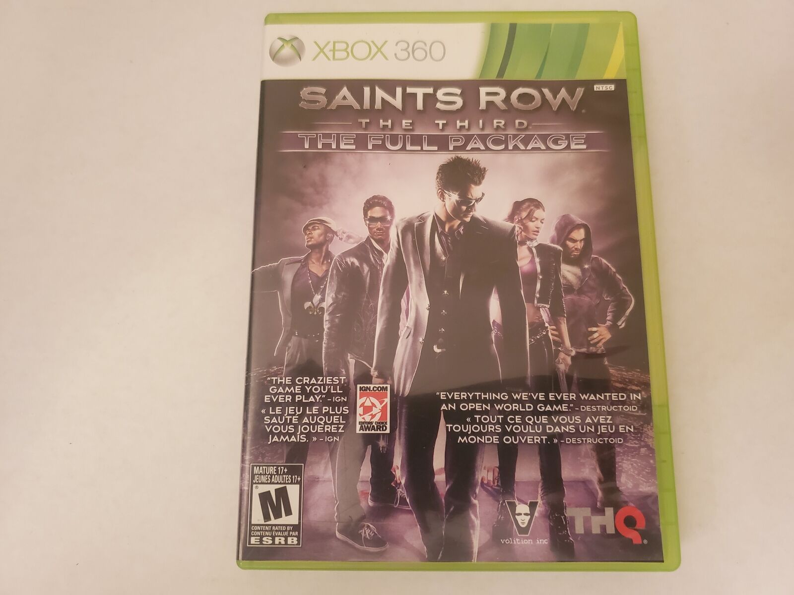 Xbox 360 : Saints Row: The Third- The Full Package VideoGames 752919555057