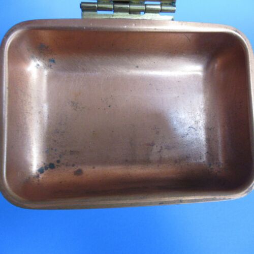 Vtg Coppercraft Guild Silent Butler Crumb Catcher Ashtray Spinning Wheel Design - Picture 5 of 8