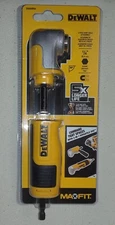 New NIP DeWalt MAXFIT 2-Piece Right Angle Attachment, 1/4" Shank. Model # DWAMRA