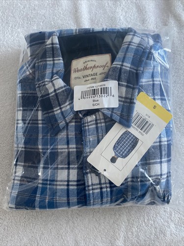 Weatherproof Vintage Men’s Fleece Lined Flannel Shirt Jacket Size S - Picture 5 of 6