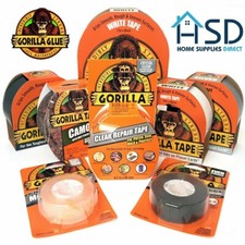 Gorilla Tape Strong Clear White Black Durable Repair Gaffer Adhesive Duck Duct