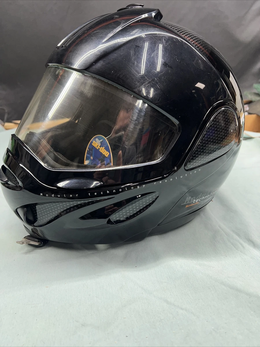 Ski Doo Bombardier Snowmobile Helmet Modular Technology Revolution