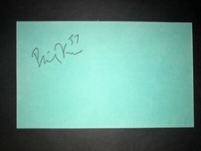 2014 RANGERS: Phil Klein, SIGNED 3x5 Card