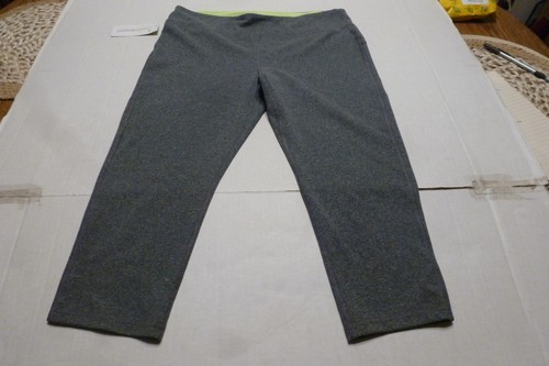 Marika Sport Women L 12-14 Heather Gray No Pockets 20" Inseam Legging NEW W/Tag - Picture 2 of 2