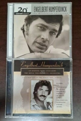 Lot of 2 MINT Engelbert Humperdinck CD's ~ Millennium Collection & An Evening ..