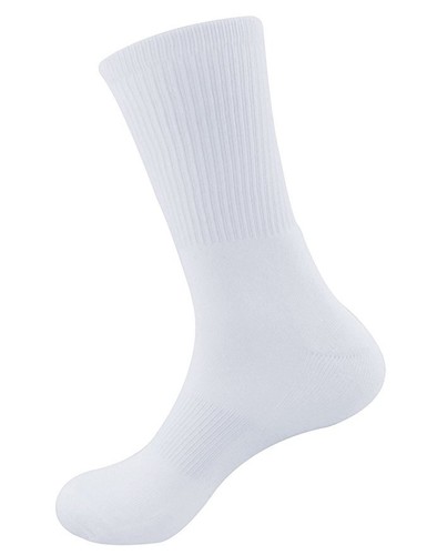 Blank Sublimation Socks SubReady Crew / Knee High Sock 4& 12 Pair Wholesale Lots - Picture 2 of 5
