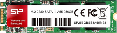 Silicon Power 256GB A55 M.2 SSD (SLC Cache for Speed Boost) SATA III Internal So