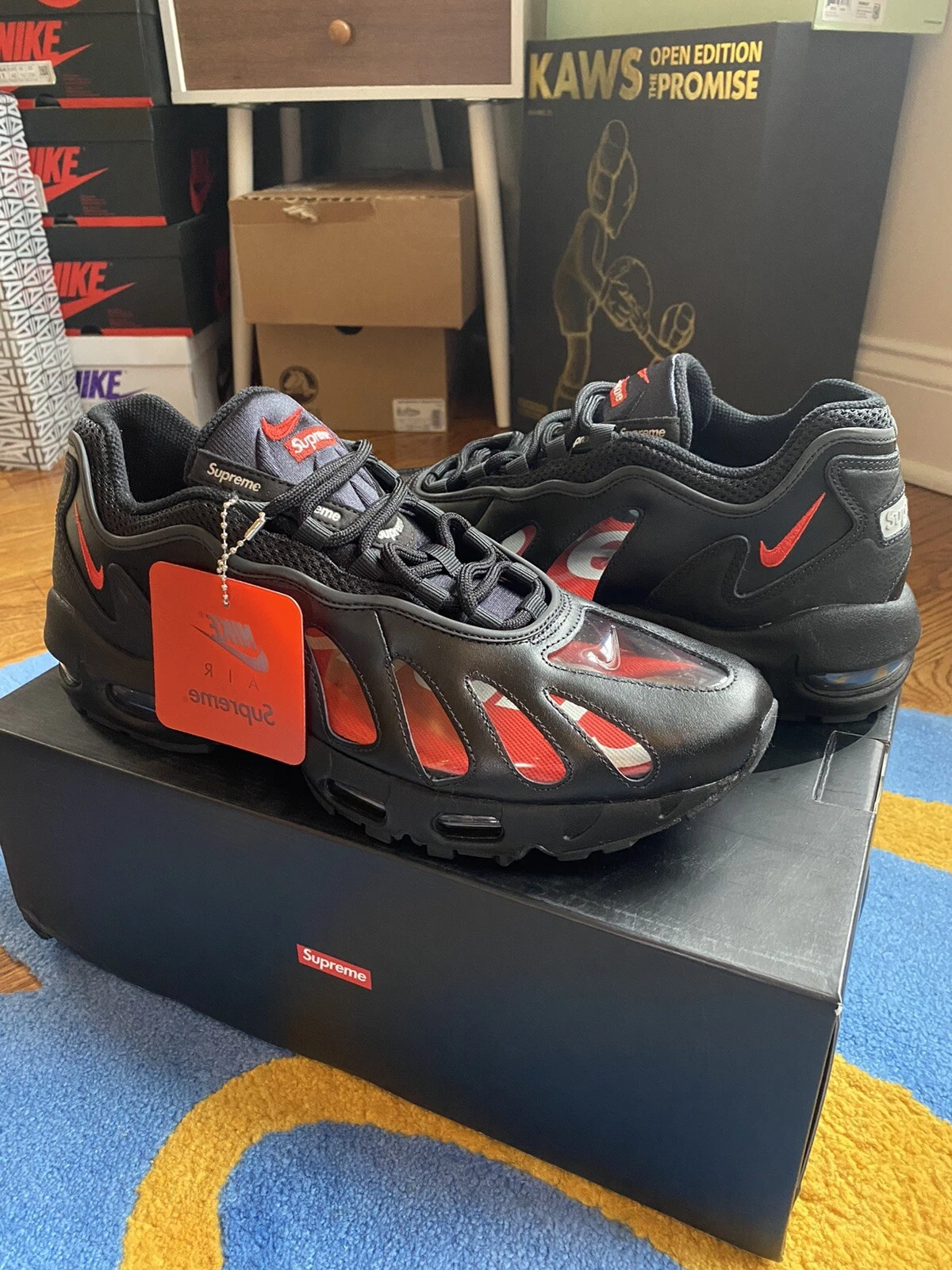 Nike Air Max 96 x Supreme Noir Taille 11