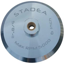 Stadea 6 Inch Hook and Loop Backing Pad With Rigid Aluminium Backer, 5/8" 11