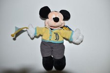 Disneyland 50th Anniversary Retro Mickey Mouse Bean Bag 8" Plush NWT TTC67 