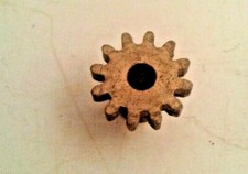 Gilbert Erector Set Part P13 12 Tooth Gear; 1/8" Face: Brass 1933-1941