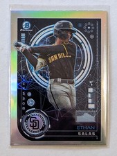 2024 Bowman Chrome Ethan Salas Bowman AI #BAI-14 San Diego Padres
